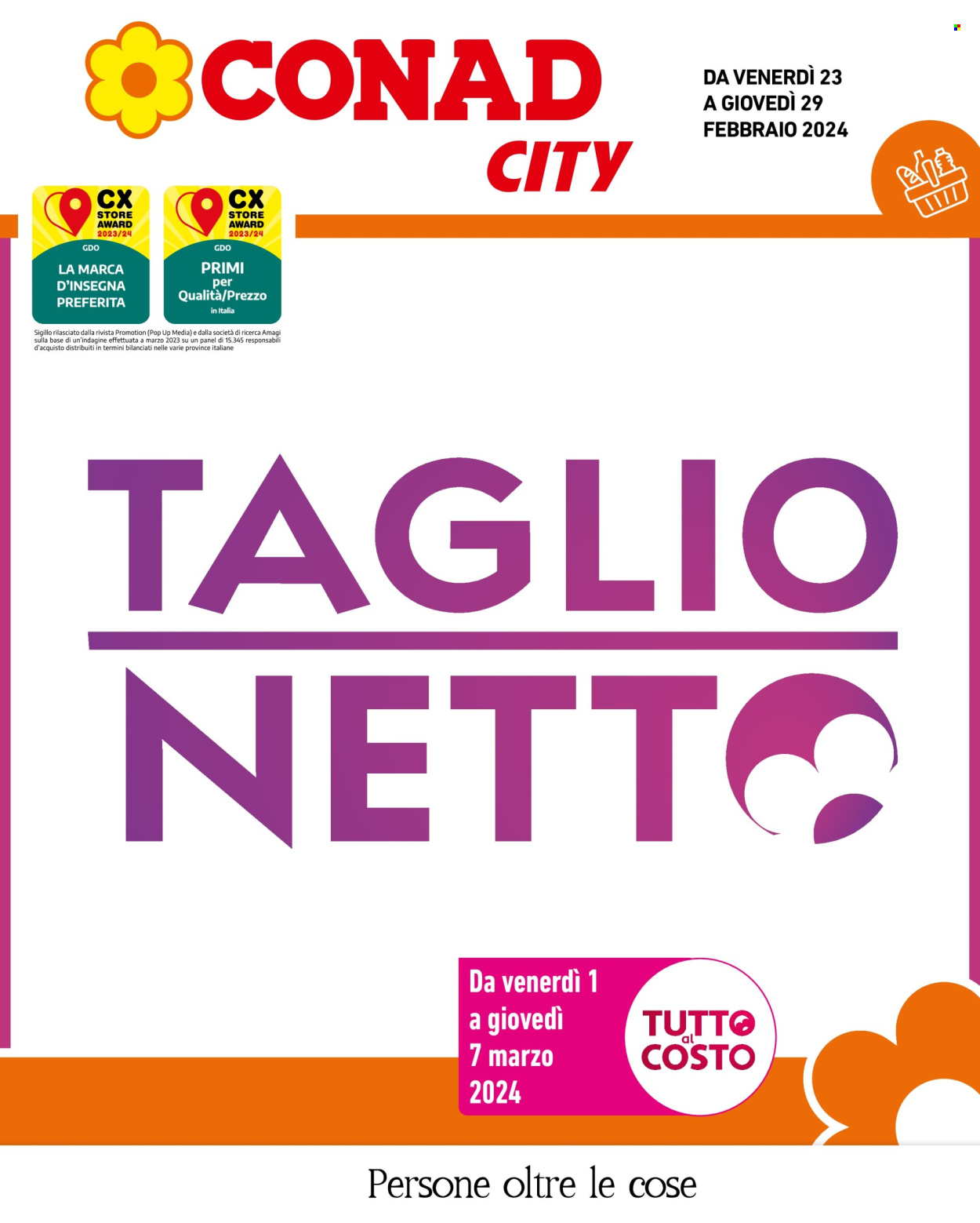 Volantino Conad City - 23/2/2024 - 29/2/2024. Pagina 1