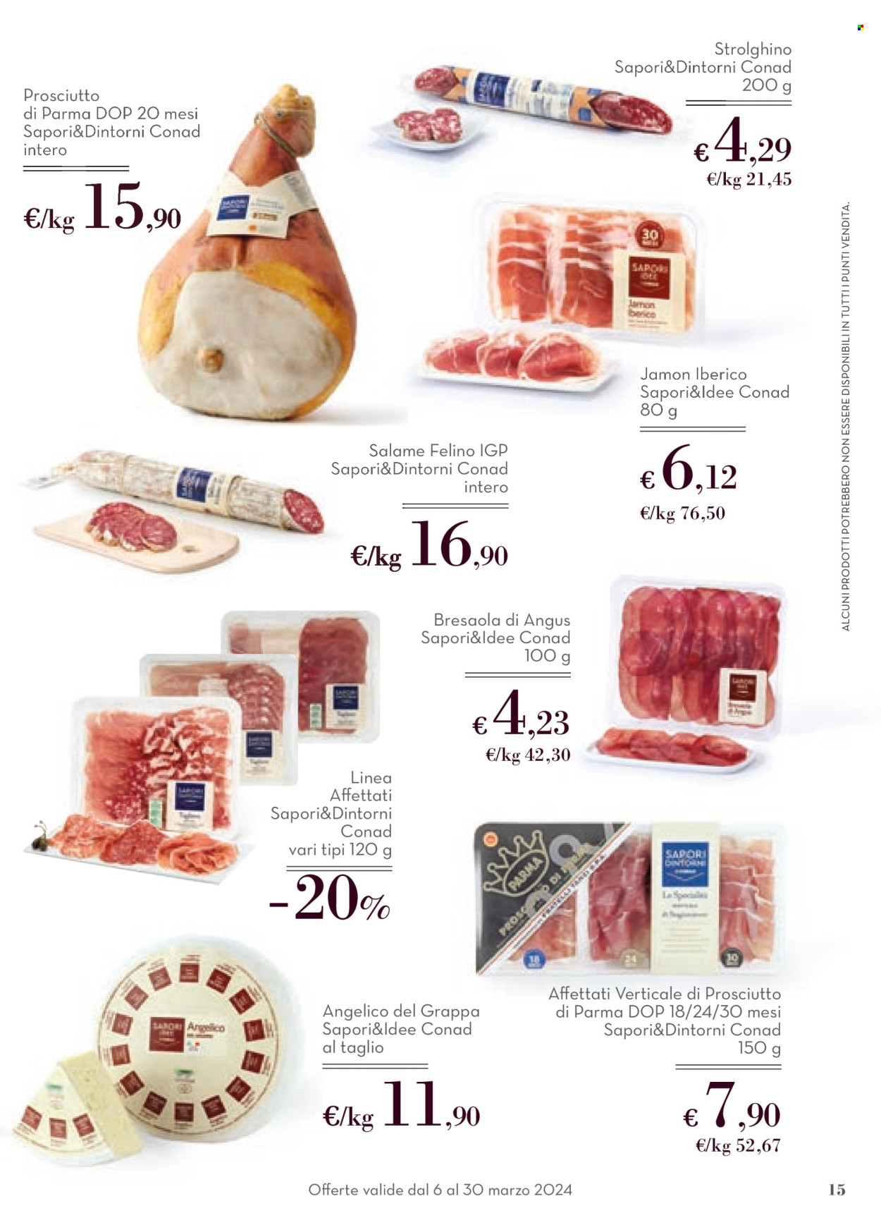 Leták Conad - 6.3.2024 - 30.3.2024. Strana 15