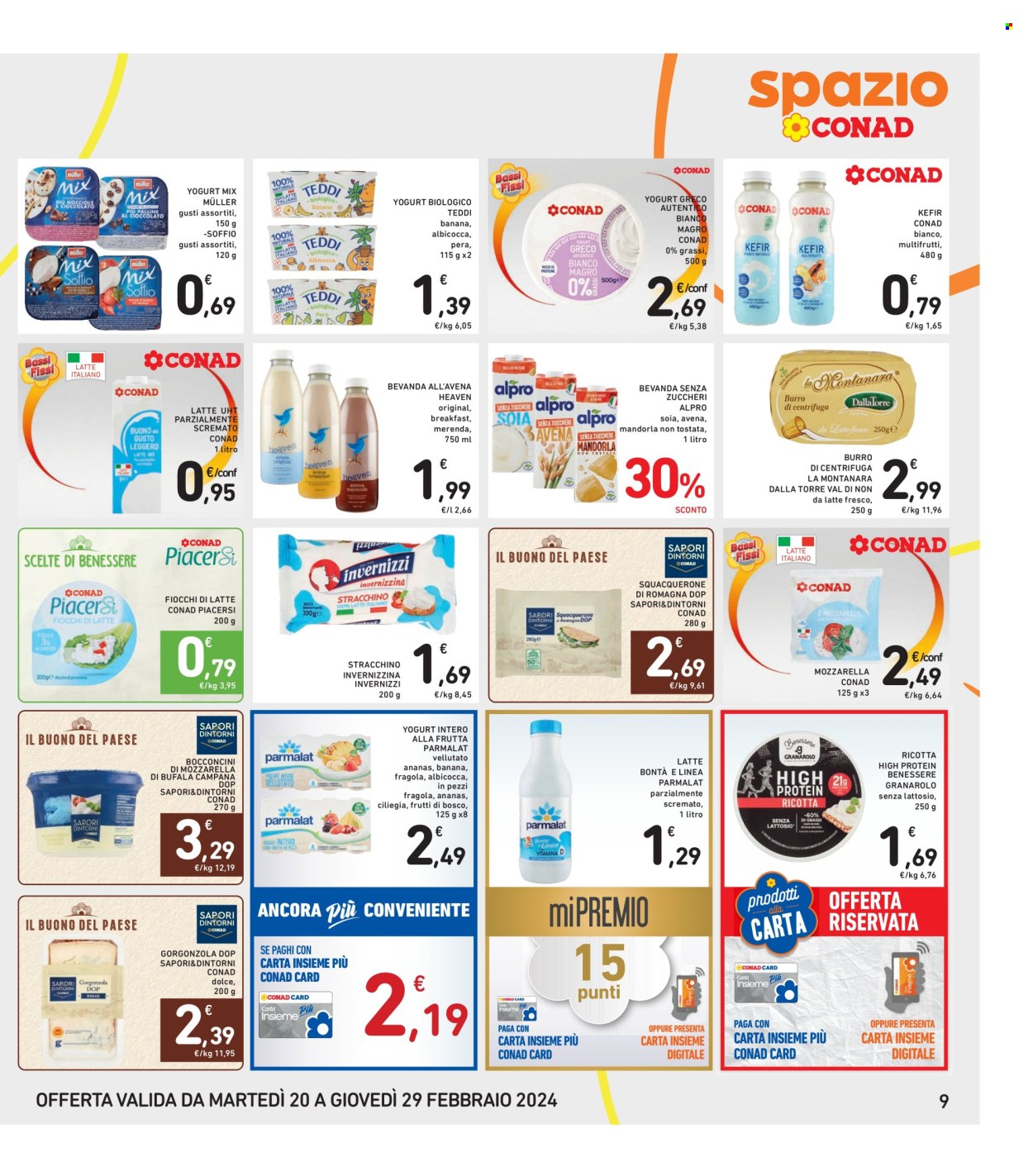 Volantino Spazio Conad - 20/2/2024 - 29/2/2024. Pagina 9