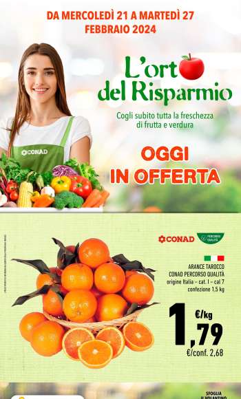 Volantino Conad Superstore - 20/2/2024 - 27/2/2024.