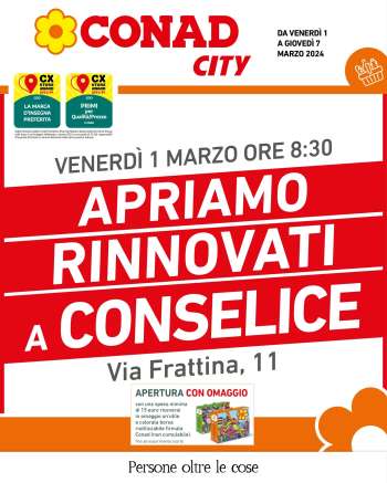 Volantino Conad City - 1/3/2024 - 7/3/2024.