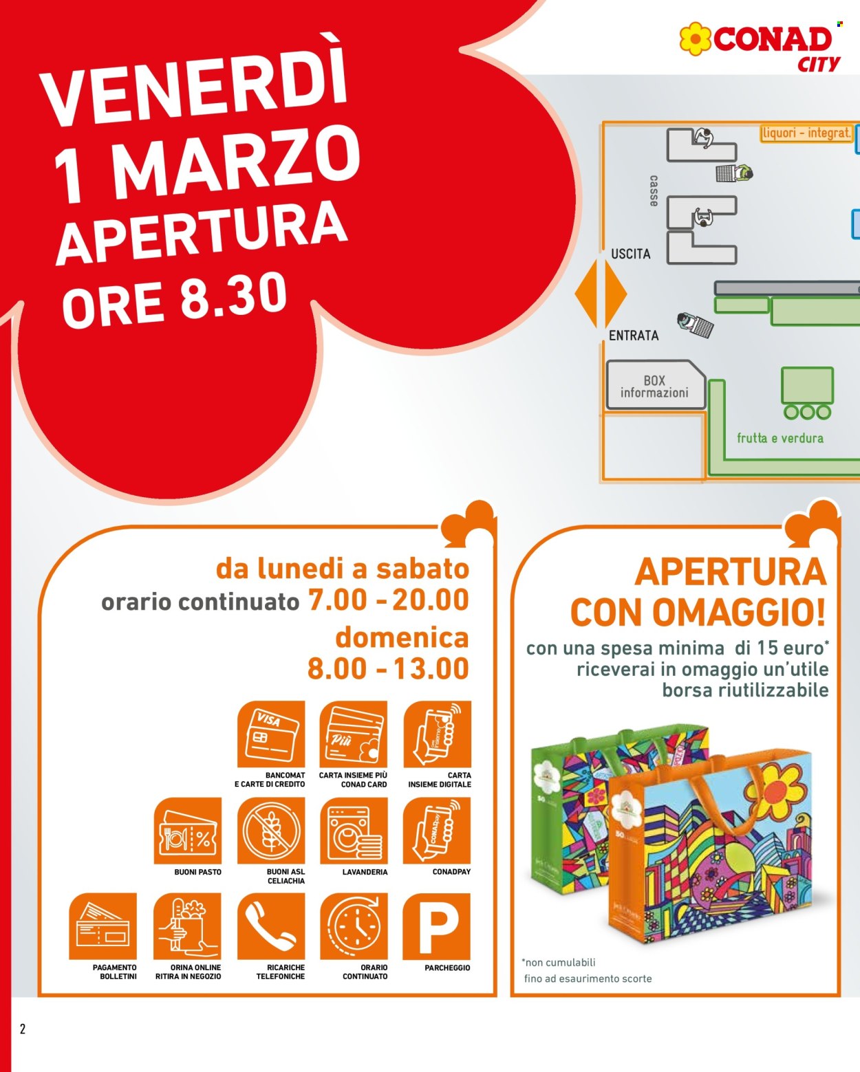 Volantino Conad City - 1/3/2024 - 7/3/2024. Pagina 2