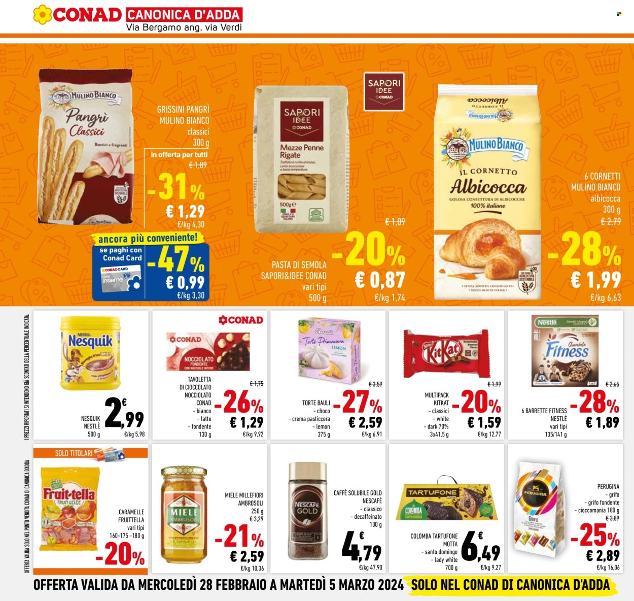 Volantino Conad - 28/2/2024 - 5/3/2024. Pagina 18
