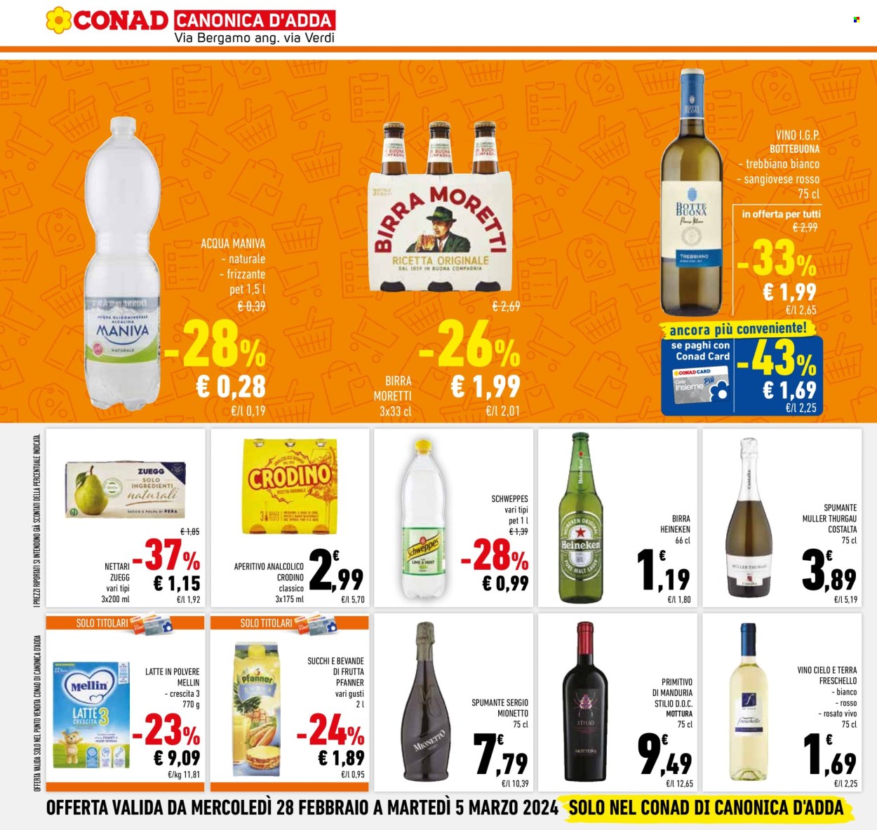 Volantino Conad - 28/2/2024 - 5/3/2024. Pagina 20