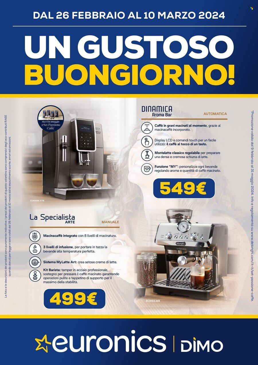 Volantino Euronics - 26/2/2024 - 10/3/2024. Pagina 1