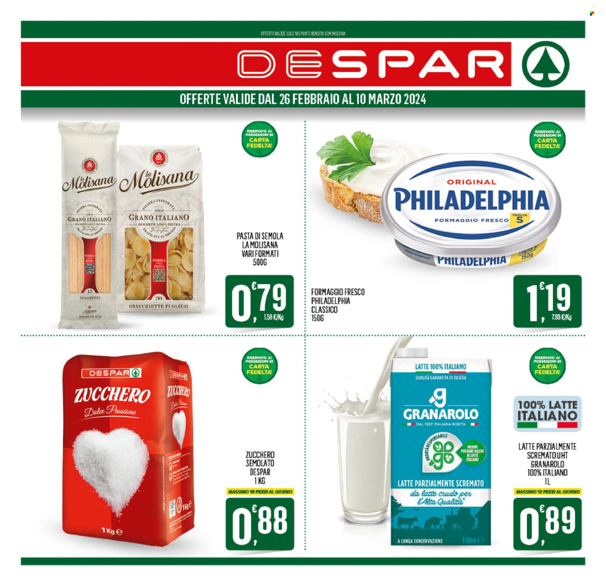 Volantino Despar - 26/2/2024 - 10/3/2024. Pagina 1