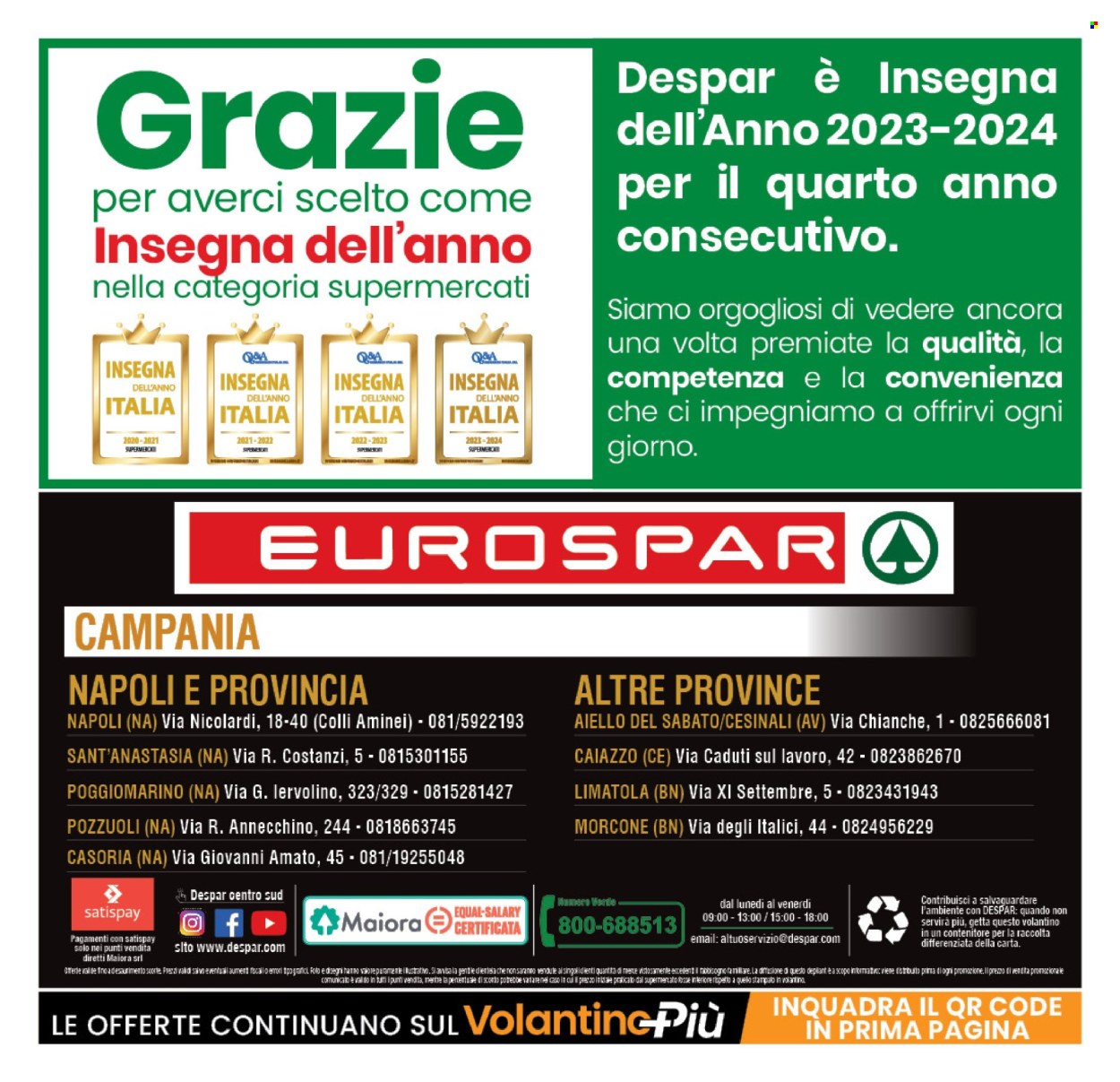 Volantino Eurospar - 26/2/2024 - 10/3/2024. Pagina 12