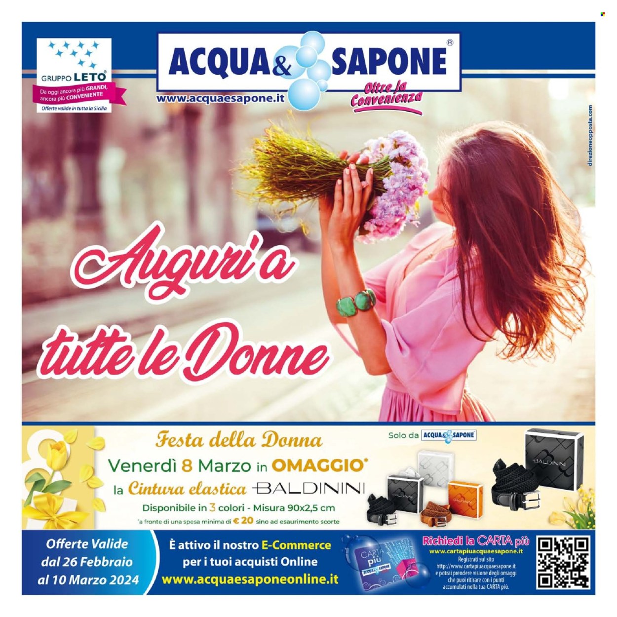 Volantino Acqua & Sapone - 26/2/2024 - 10/3/2024. Pagina 1