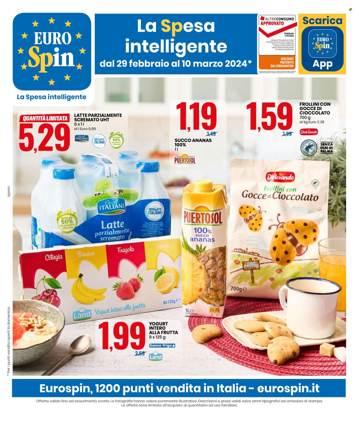Volantino EuroSpin - 29/2/2024 - 10/3/2024. Pagina 1