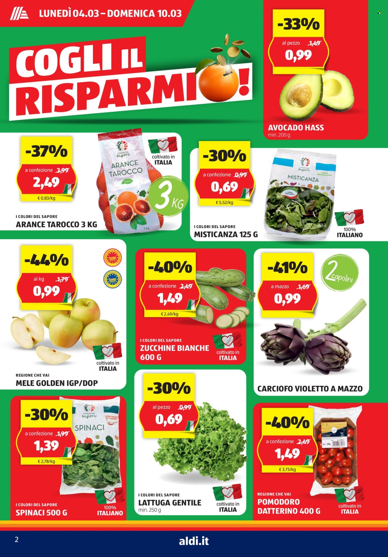 Volantino Aldi - 4/3/2024 - 10/3/2024. Pagina 2