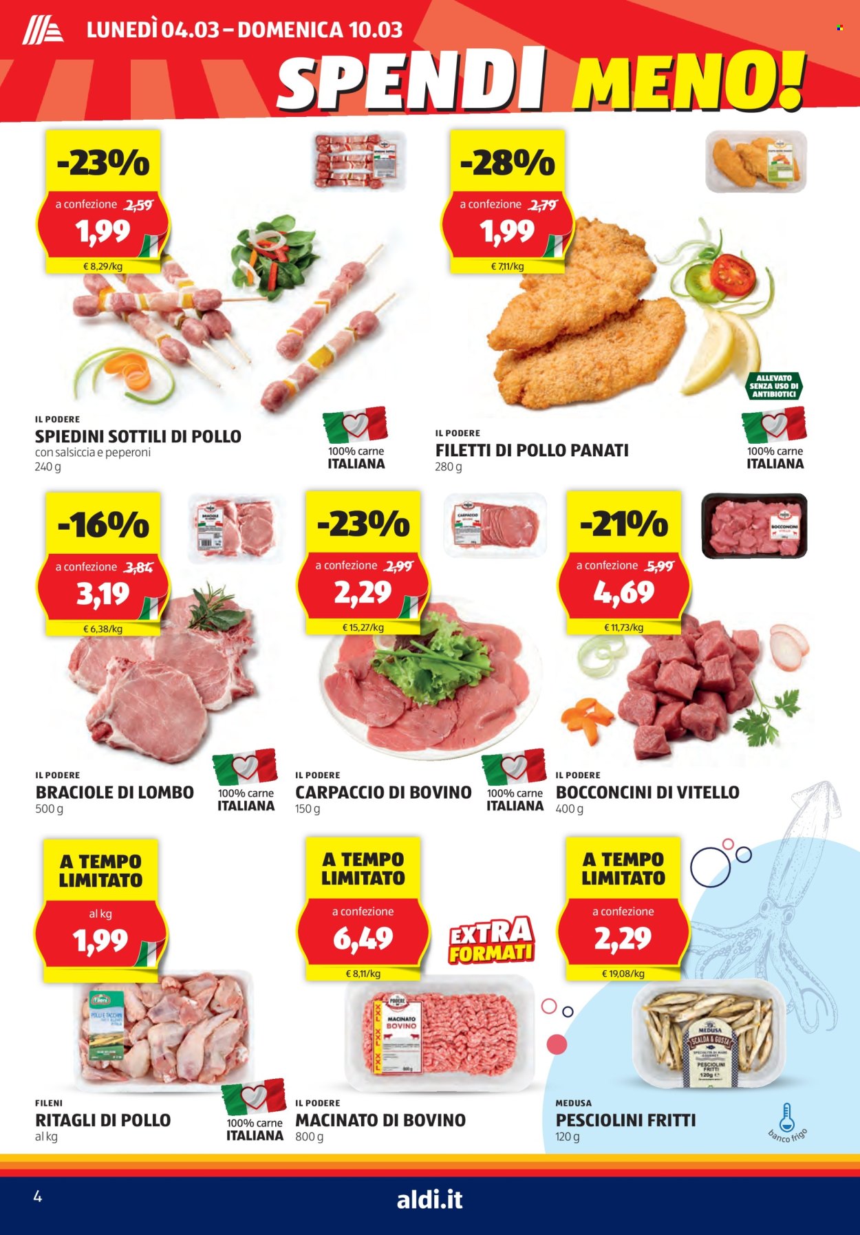 Volantino Aldi - 4/3/2024 - 10/3/2024. Pagina 4