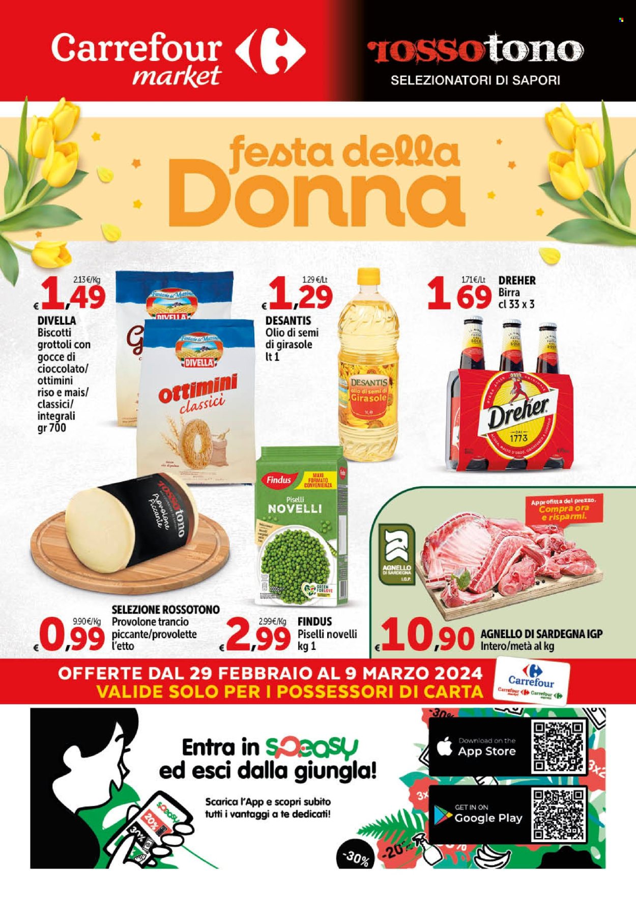 Volantino Carrefour - 29/2/2024 - 9/3/2024. Pagina 1