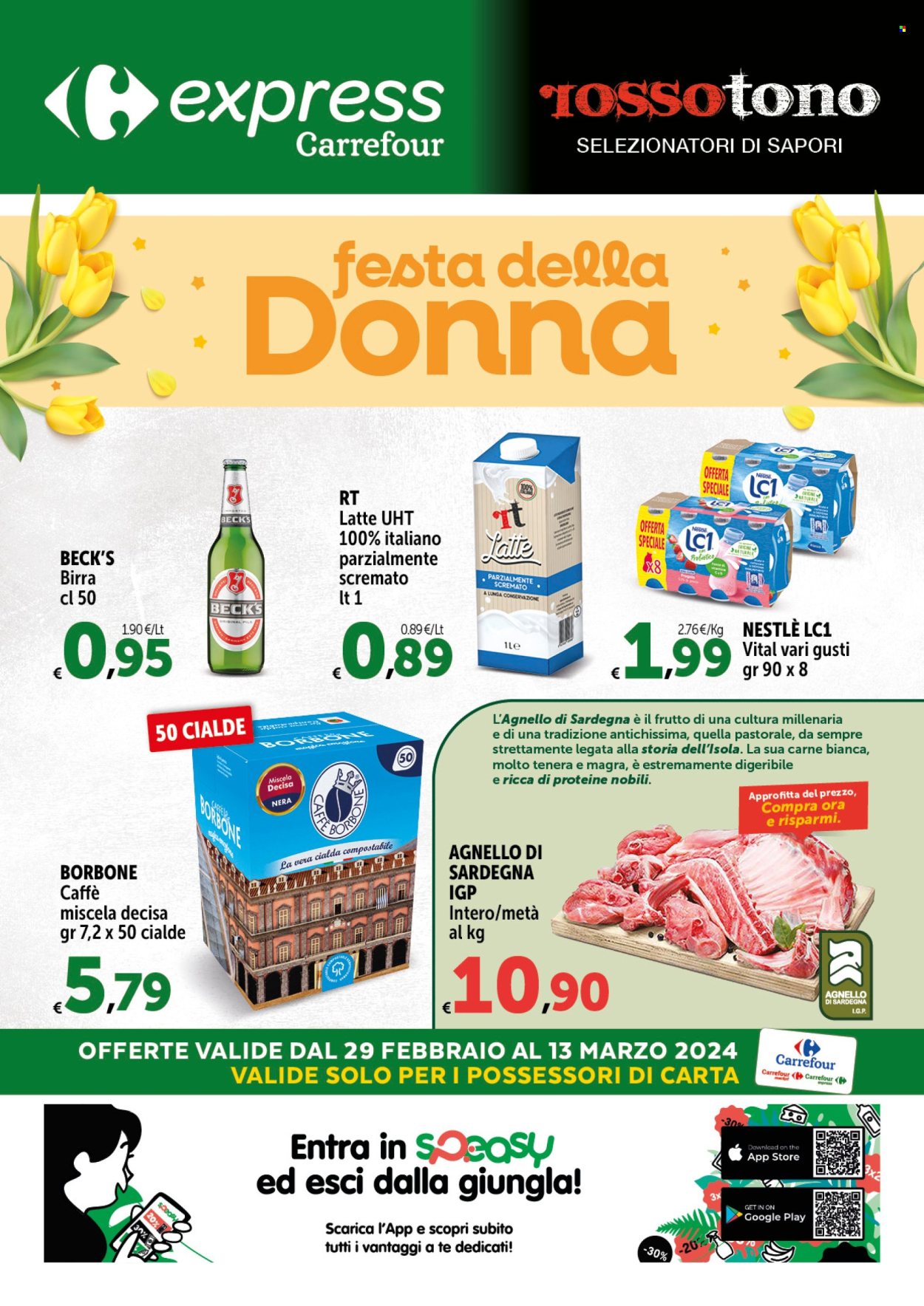 Volantino Carrefour - 29/2/2024 - 13/3/2024. Pagina 1