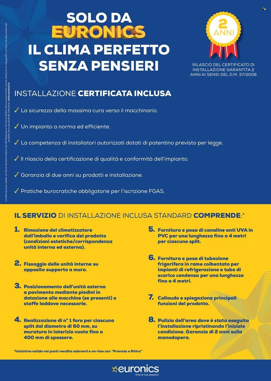 Volantino Euronics - 29/2/2024 - 13/3/2024. Pagina 12
