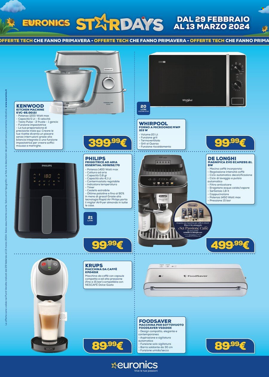 Volantino Euronics - 29/2/2024 - 13/3/2024. Pagina 22