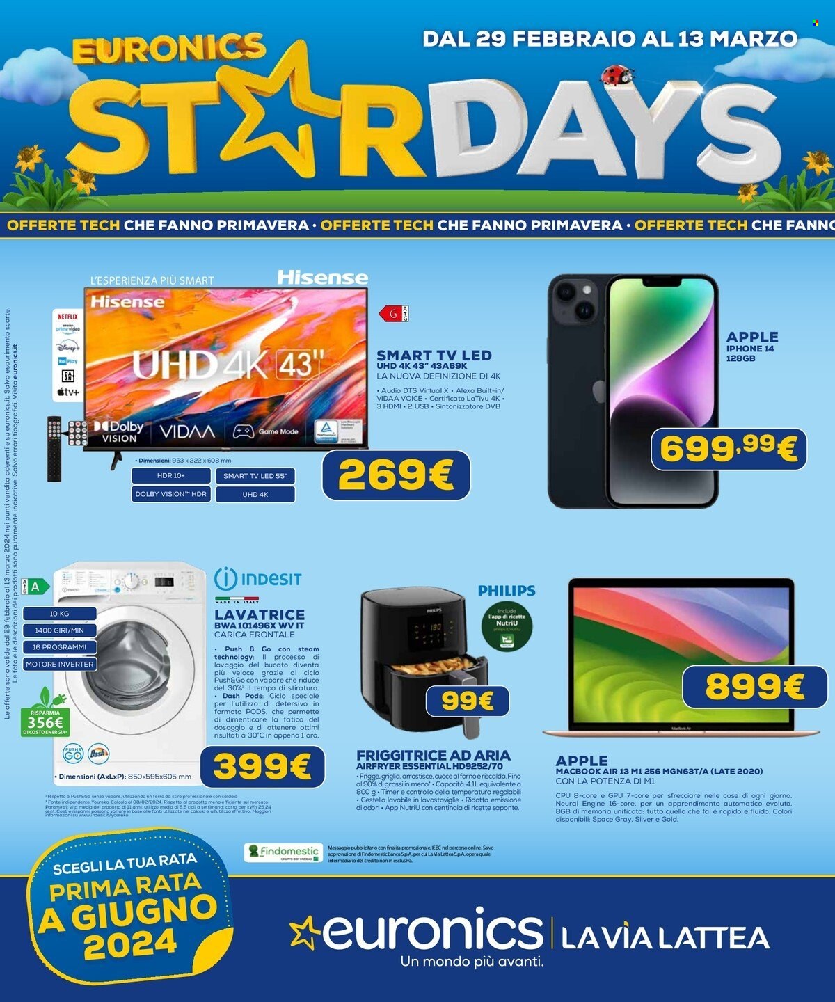 Volantino Euronics - 29/2/2024 - 13/3/2024. Pagina 1