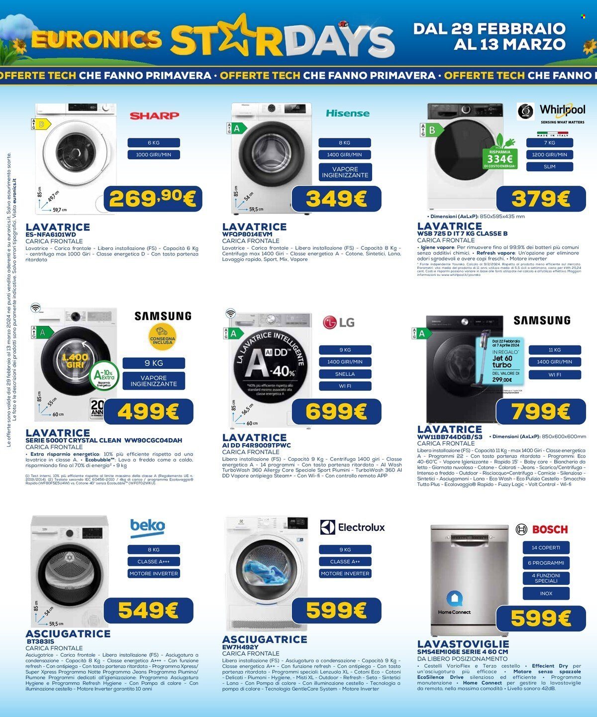 Volantino Euronics - 29/2/2024 - 13/3/2024. Pagina 18