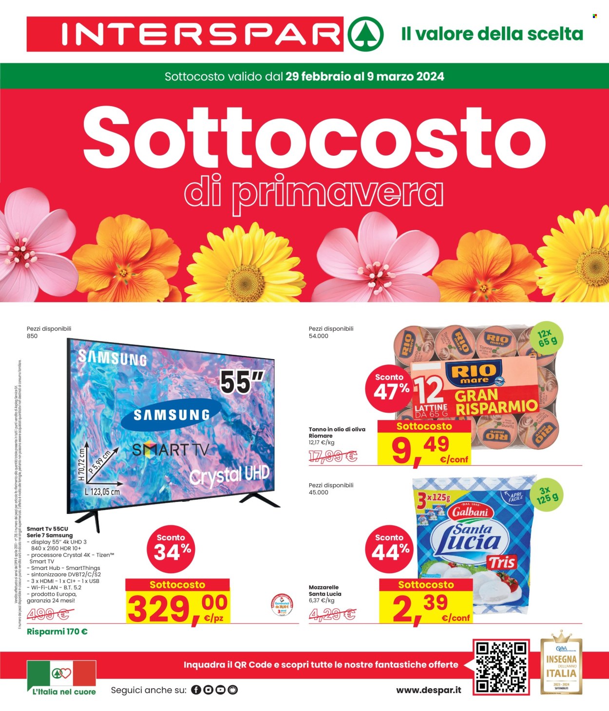 Volantino Interspar - 29/2/2024 - 10/3/2024. Pagina 1