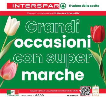 Volantino Interspar - 29/2/2024 - 10/3/2024.