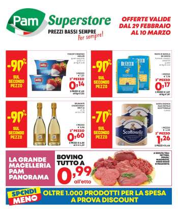 Volantino Pam Panorama - 29/2/2024 - 10/3/2024.