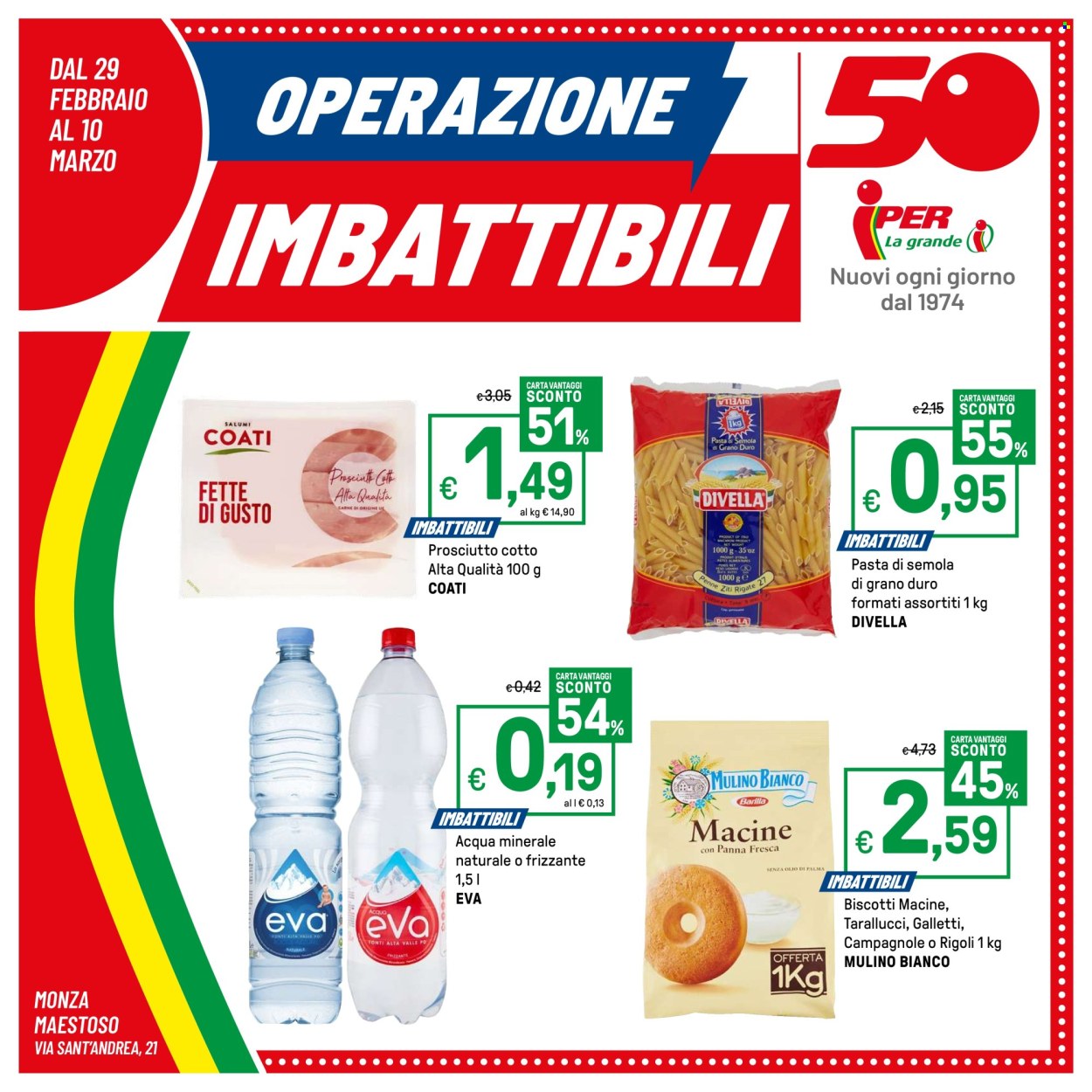 Volantino Iper, La grande i - 29/2/2024 - 10/3/2024. Pagina 1