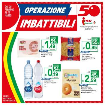 Volantino Iper, La grande i - 29/2/2024 - 10/3/2024.