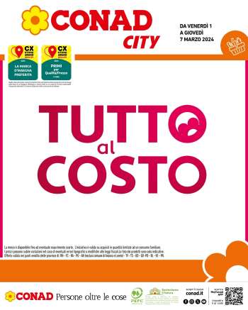 Volantino Conad City - 1/3/2024 - 7/3/2024.