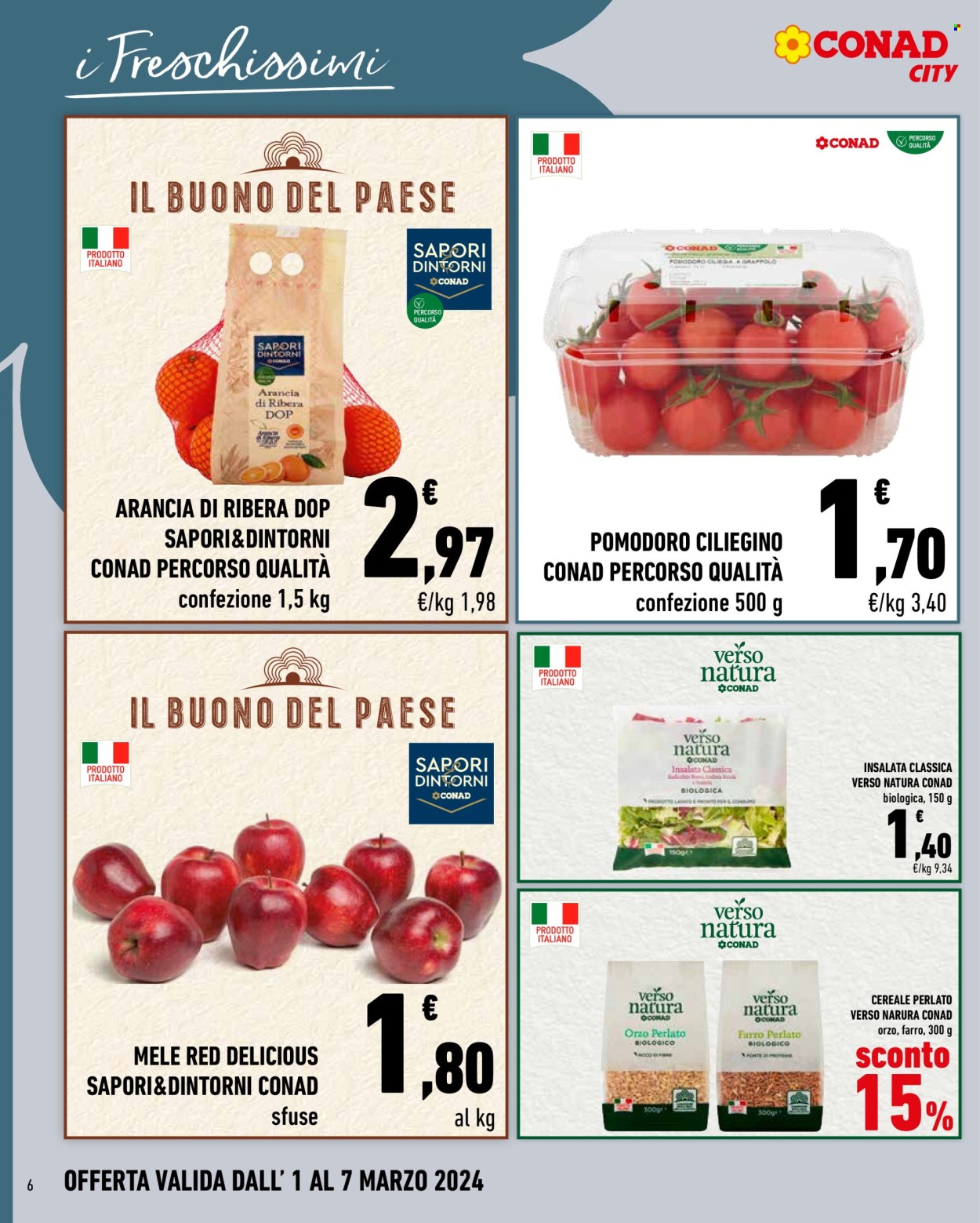 Volantino Conad City - 1/3/2024 - 7/3/2024. Pagina 6