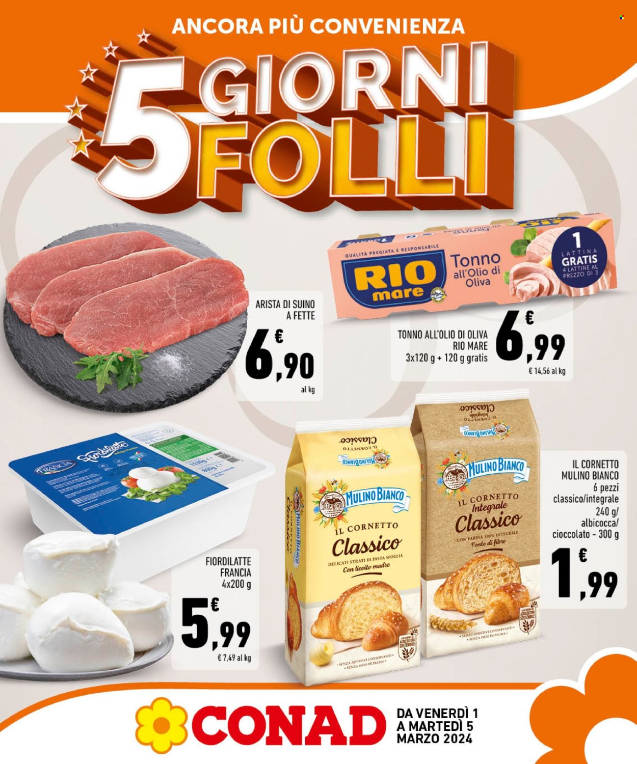 Leták Conad - 1.3.2024 - 5.3.2024. Strana 1