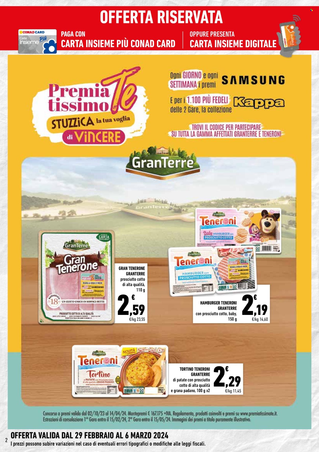 Volantino Conad - 29/2/2024 - 6/3/2024. Pagina 2