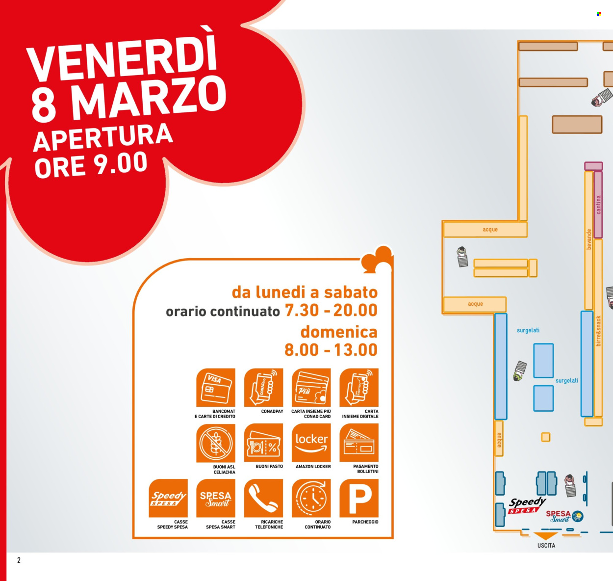 Volantino Conad Superstore - 8/3/2024 - 17/3/2024. Pagina 2