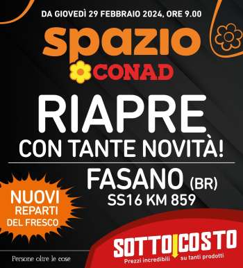 Volantino Spazio Conad - 29/2/2024 - 9/3/2024.