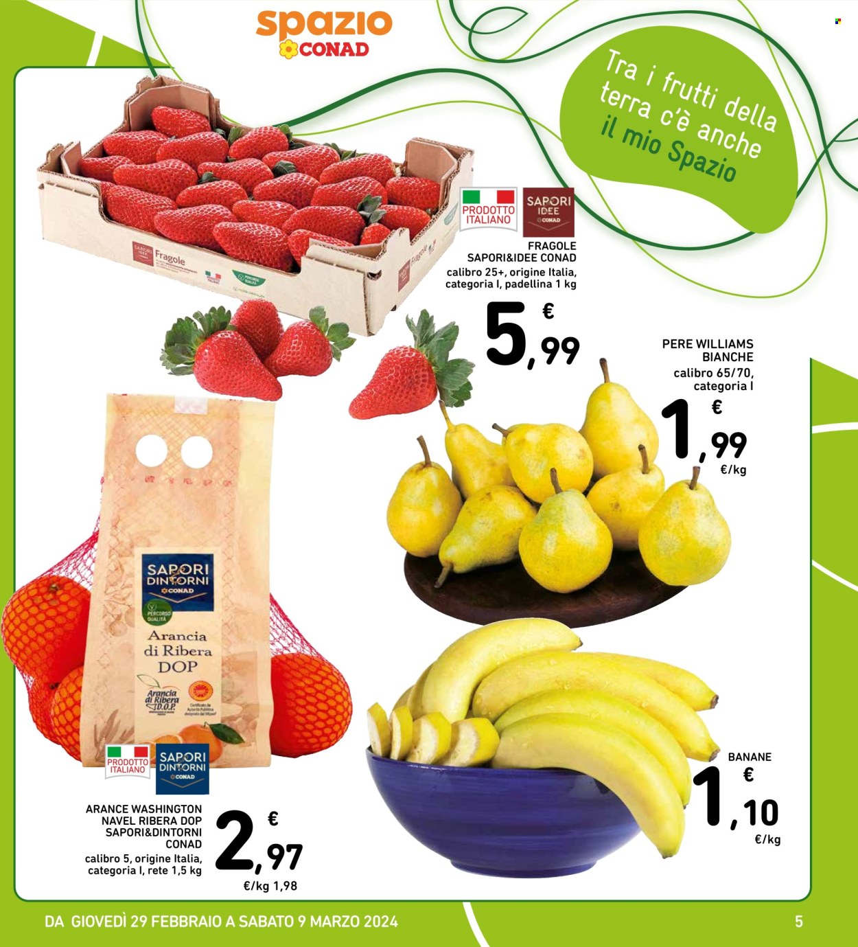 Volantino Spazio Conad - 29/2/2024 - 9/3/2024. Pagina 5