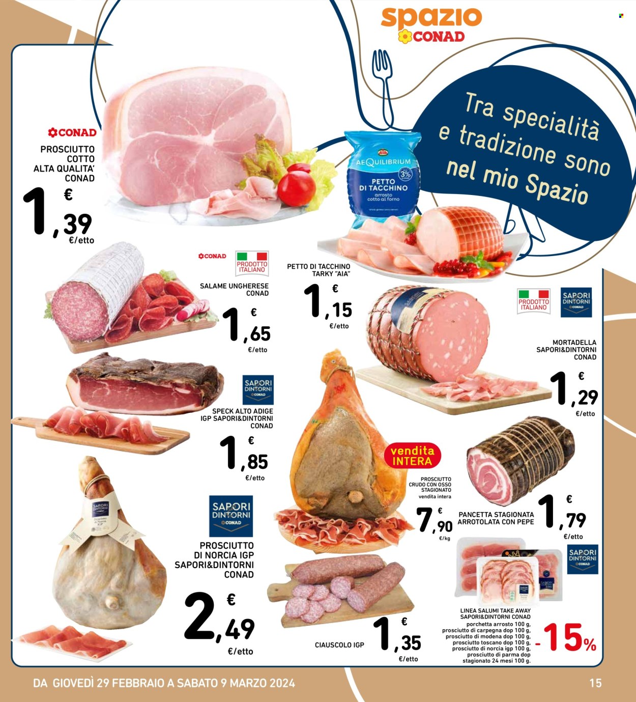 Volantino Spazio Conad - 29/2/2024 - 9/3/2024. Pagina 15
