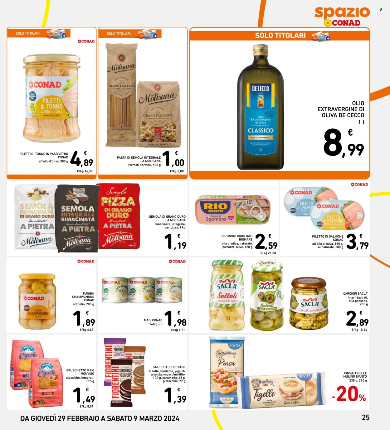 Volantino Spazio Conad - 29/2/2024 - 9/3/2024. Pagina 25
