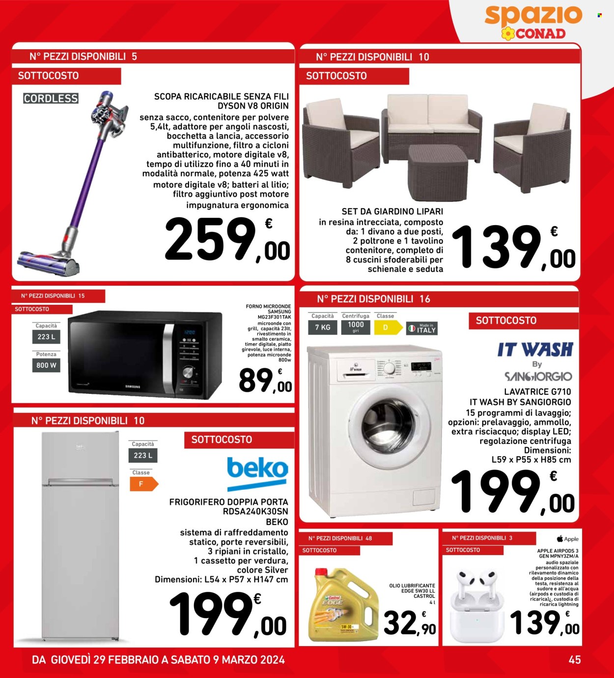 Volantino Spazio Conad - 29/2/2024 - 9/3/2024. Pagina 45