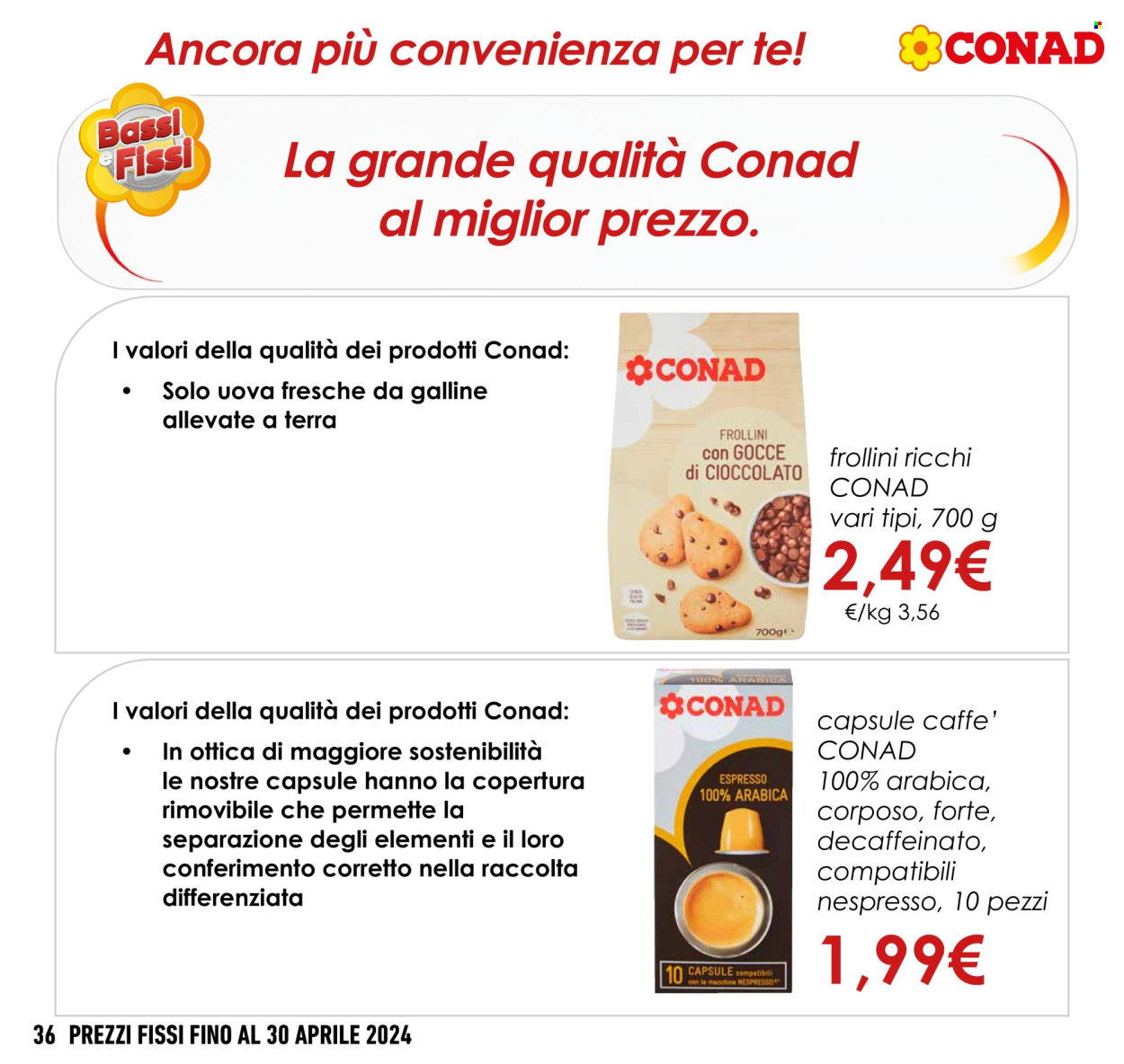 Leták Conad - 1.3.2024 - 30.4.2024. Strana 36
