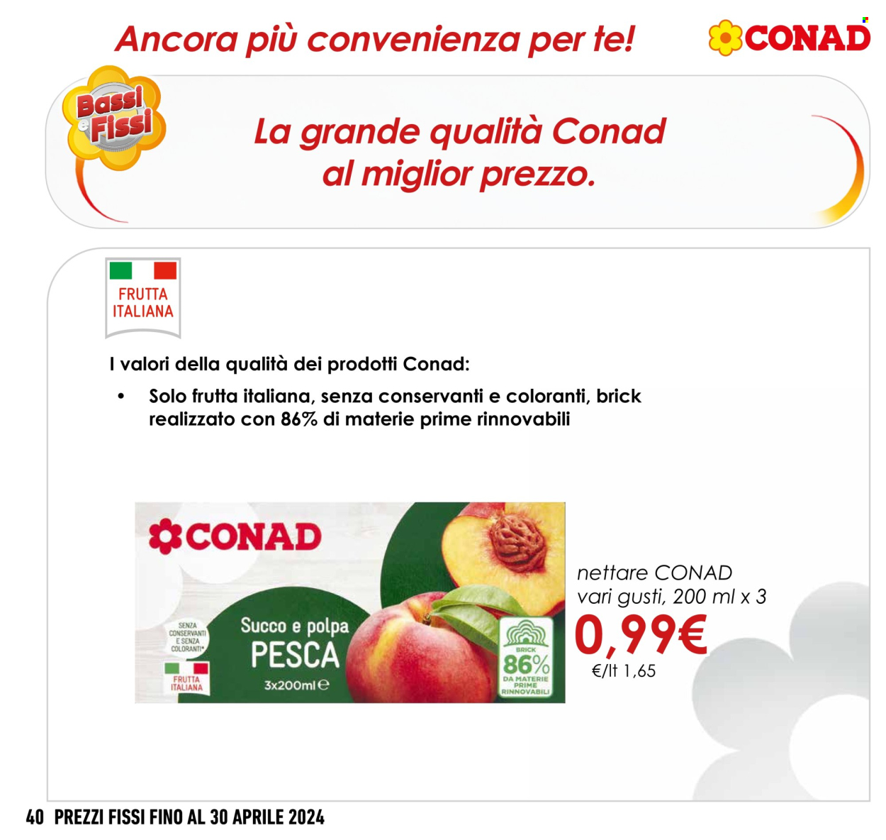 Volantino Conad - 1/3/2024 - 30/4/2024. Pagina 40