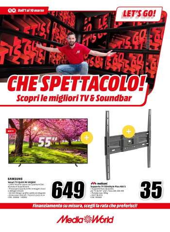 Volantino MediaWorld - 1/3/2024 - 10/3/2024.