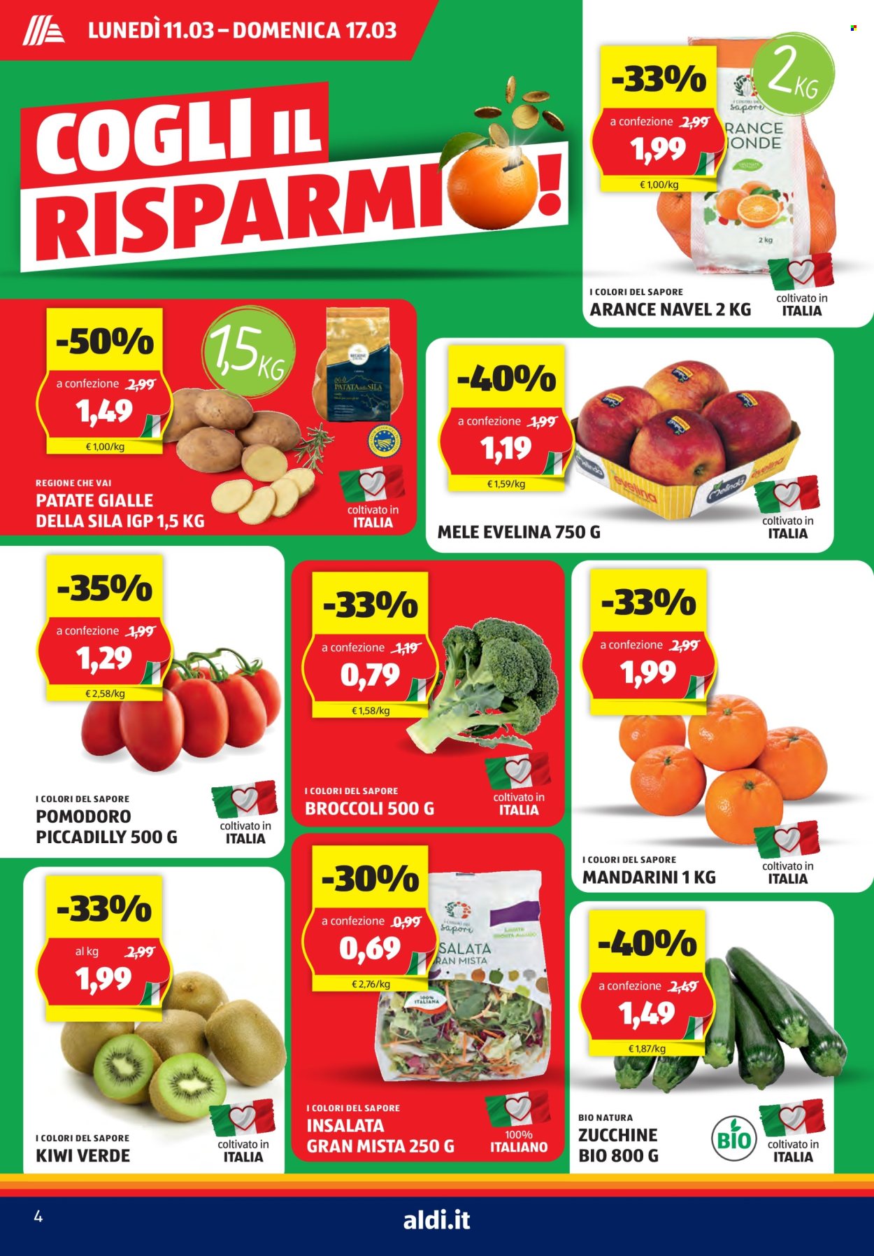 Volantino Aldi - 11/3/2024 - 17/3/2024. Pagina 4