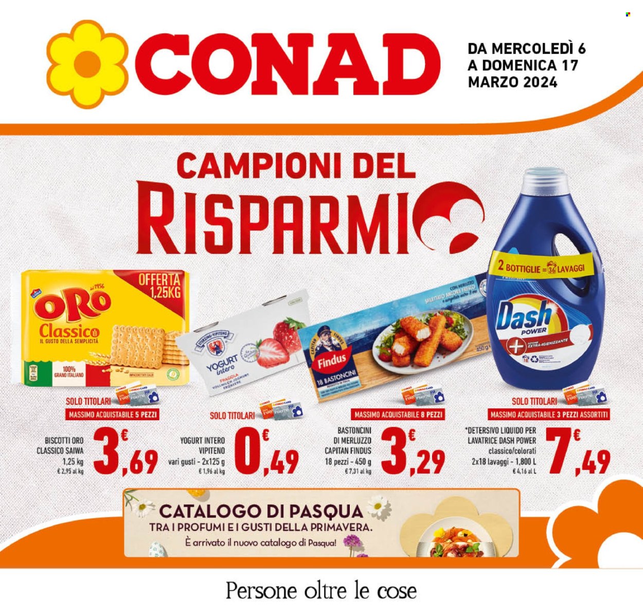 Leták Conad - 6.3.2024 - 17.3.2024. Strana 1