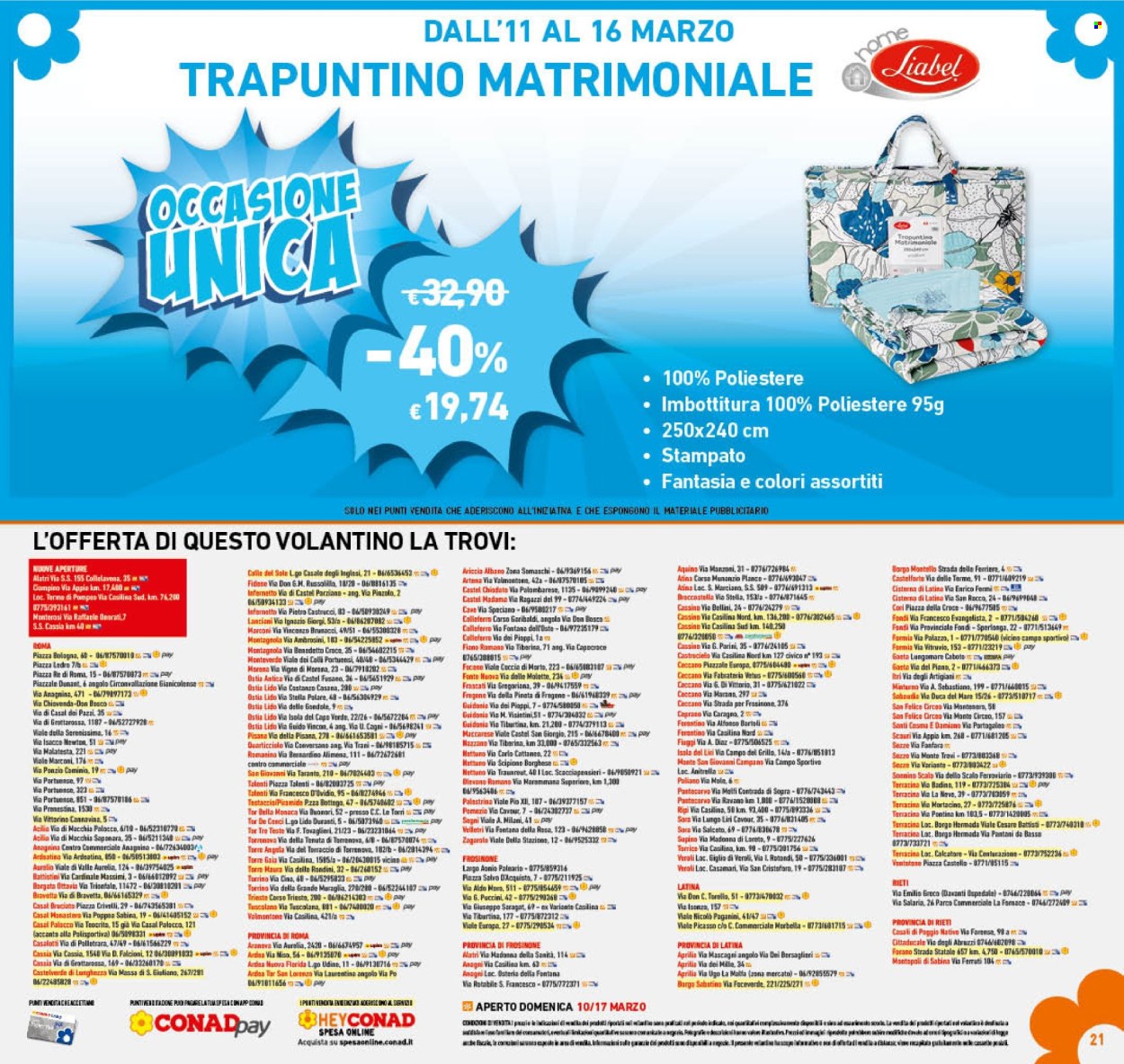 Volantino Conad - 6/3/2024 - 17/3/2024. Pagina 21