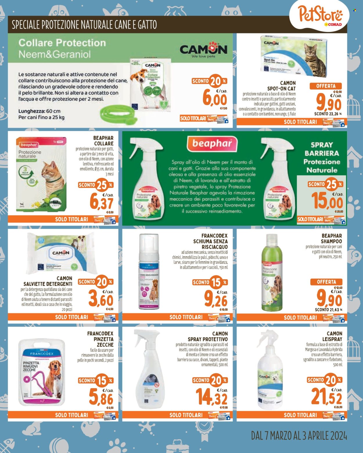 Volantino Pet Store Conad - 7/3/2024 - 3/4/2024. Pagina 7