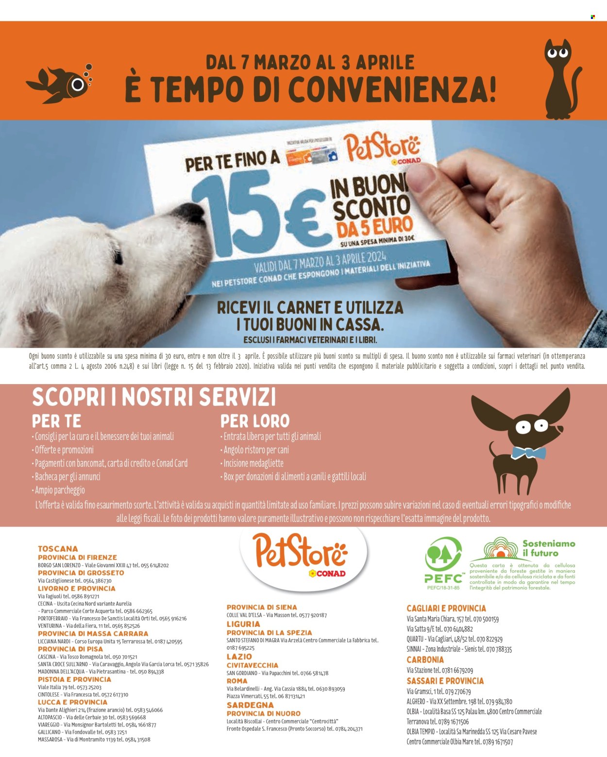 Volantino Pet Store Conad - 7/3/2024 - 3/4/2024. Pagina 8