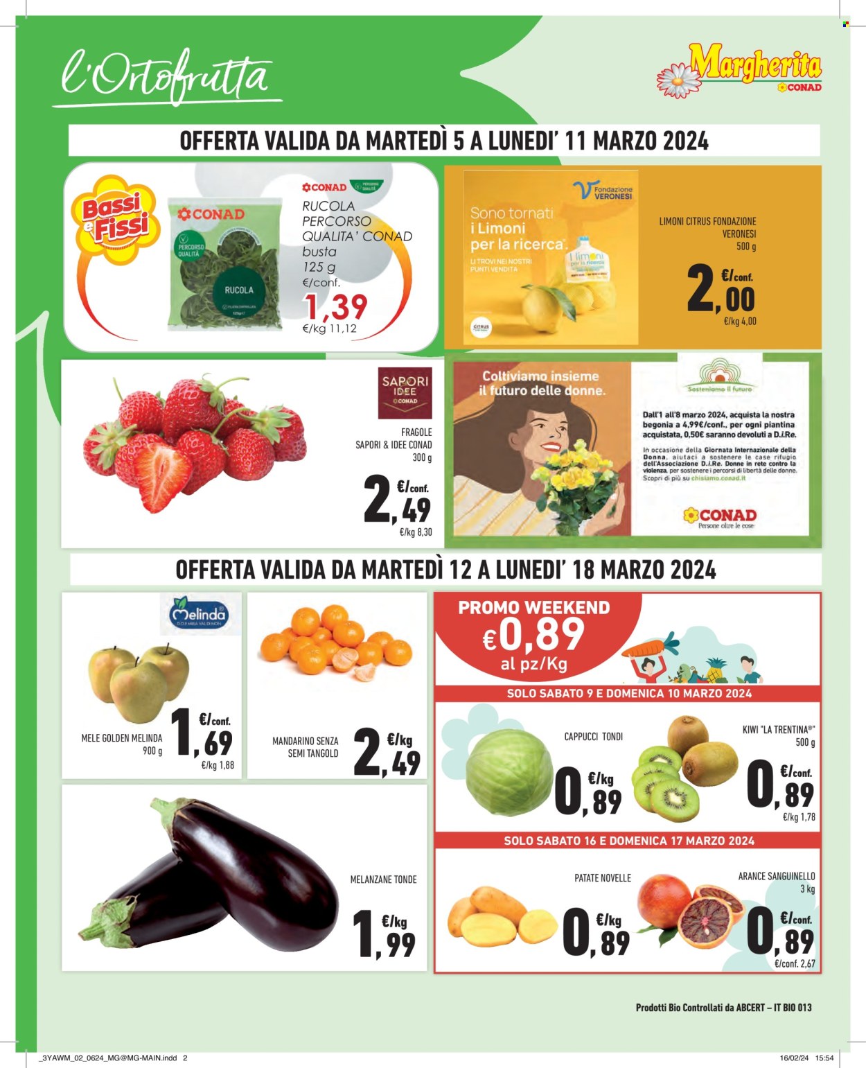 Volantino Margherita Conad - 5/3/2024 - 18/3/2024. Pagina 2