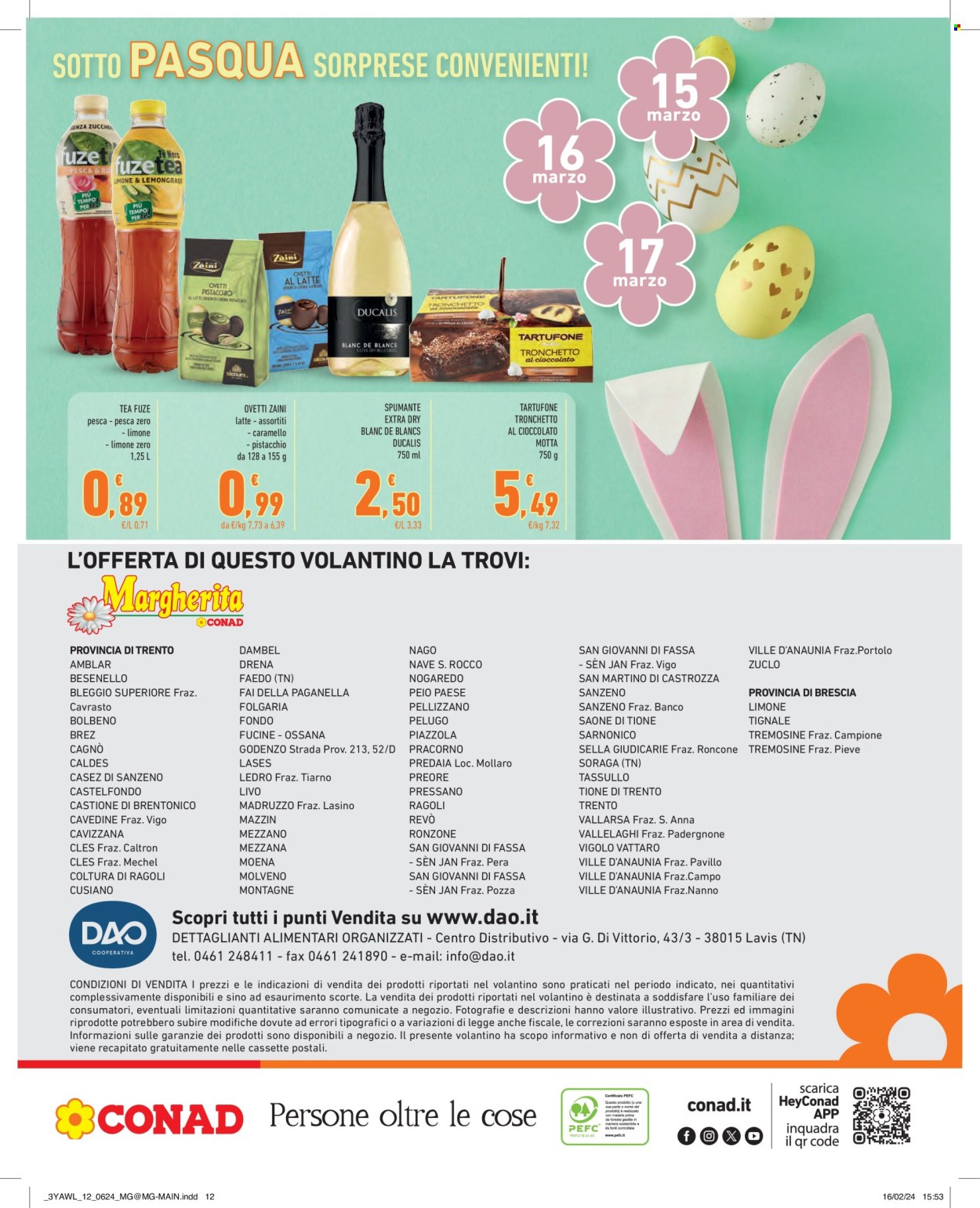 Volantino Margherita Conad - 5/3/2024 - 18/3/2024. Pagina 12