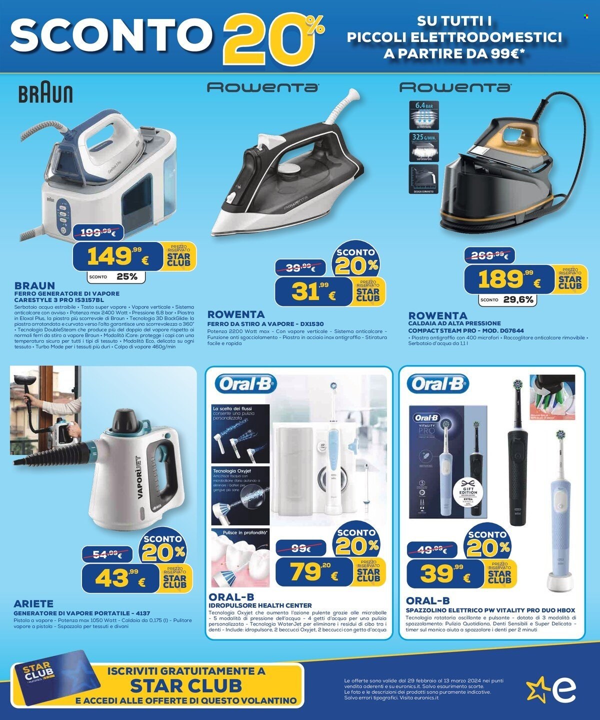 Volantino Euronics - 29/2/2024 - 13/3/2024. Pagina 35