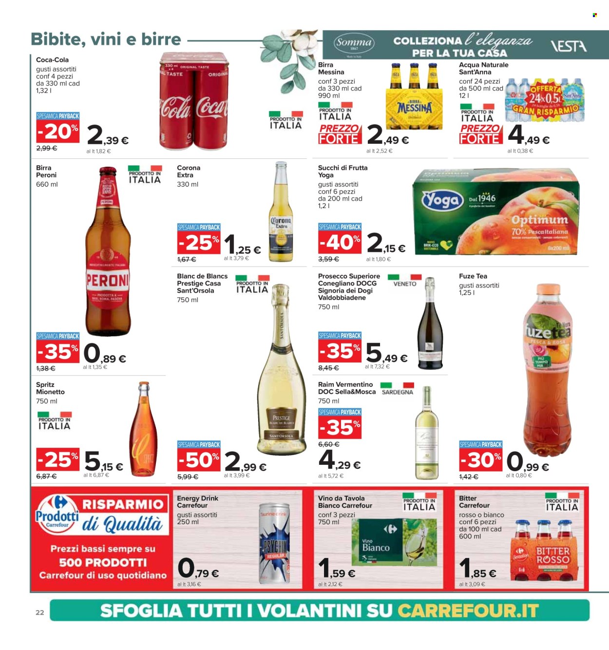 Volantino Carrefour - 7/3/2024 - 18/3/2024. Pagina 22