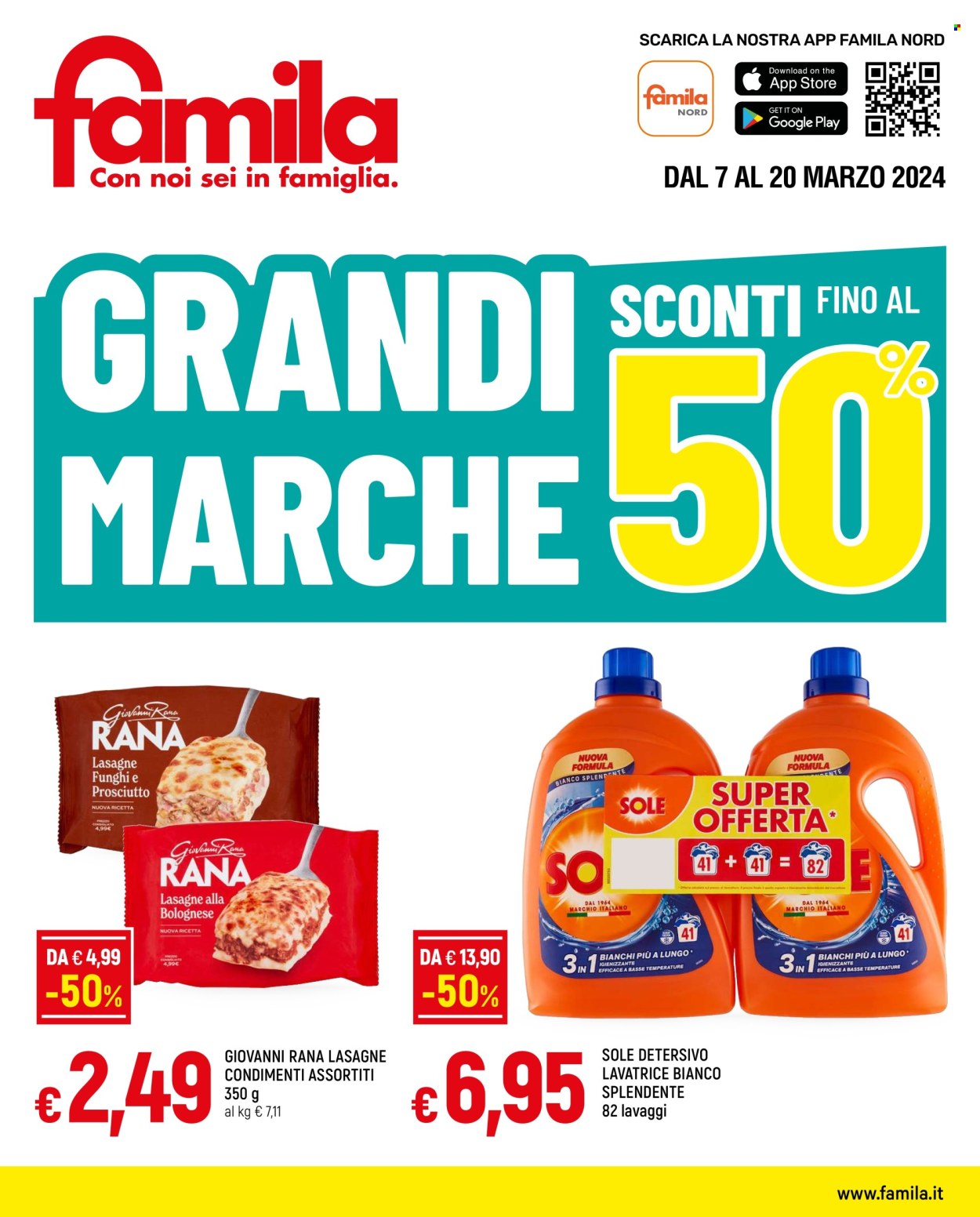 Volantino Famila - 7/3/2024 - 20/3/2024. Pagina 1