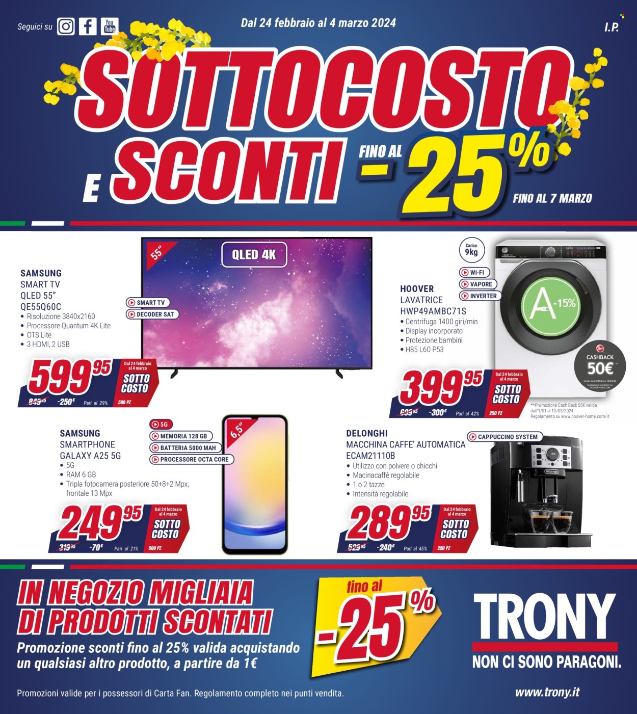 Volantino Trony - 24/2/2024 - 7/3/2024. Pagina 1
